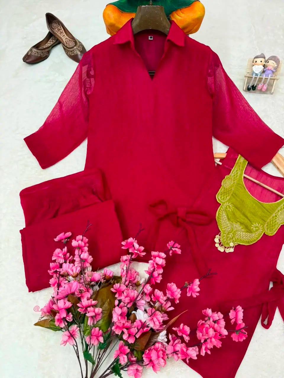Kurti Palazzo set for Rakshabandhan
