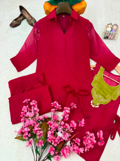 Kurti Palazzo set for Rakshabandhan