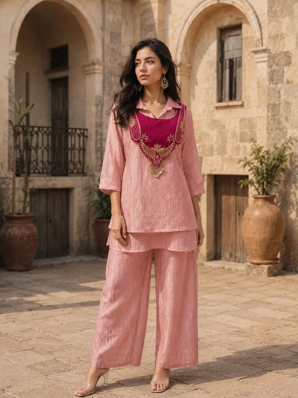 Kurti Palazzo set for Rakshabandhan