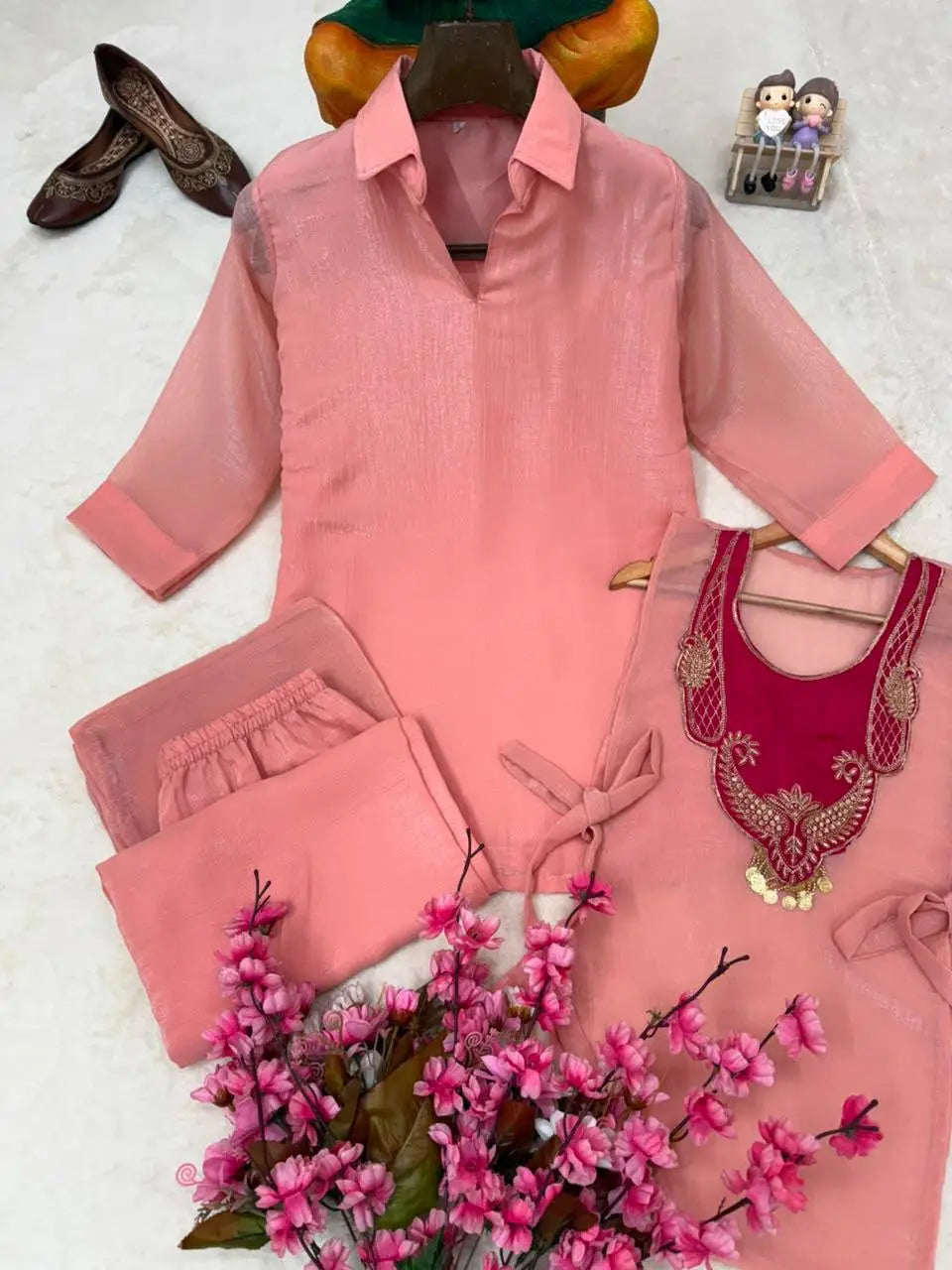 Kurti Palazzo set for Rakshabandhan