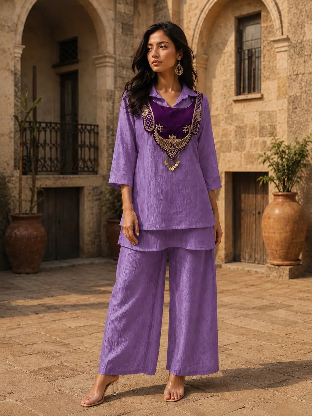 Kurti Palazzo set for Rakshabandhan