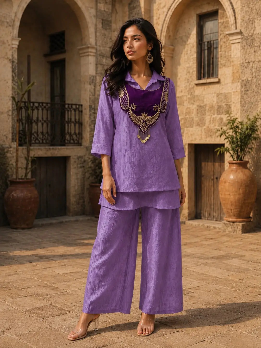 Kurti Palazzo set for Rakshabandhan