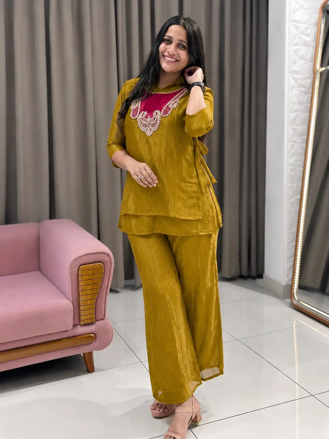 Kurti Palazzo set for Rakshabandhan
