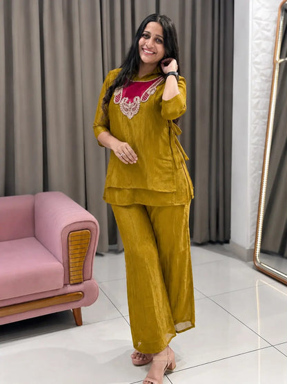 Kurti Palazzo set for Rakshabandhan