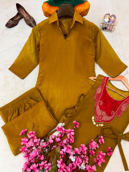 Kurti Palazzo set for Rakshabandhan