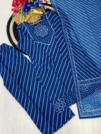 Kurti with Full Flair Palazzo & Dupatta