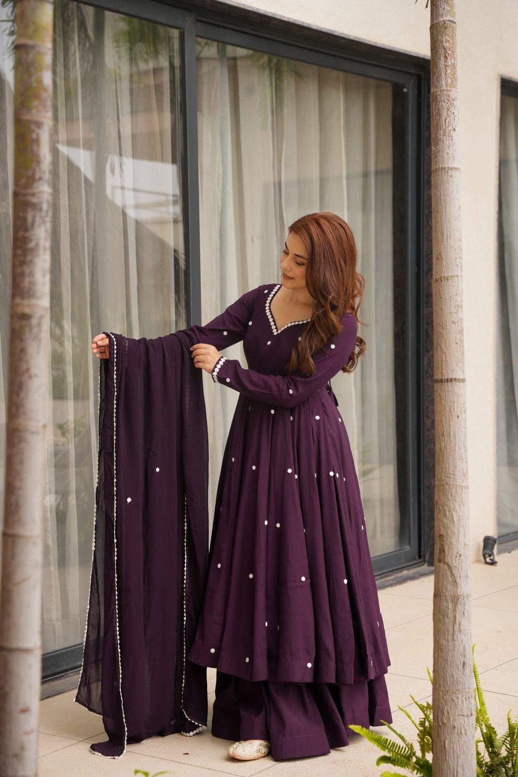 Long Anarkali Dress for Party Events & Wedding