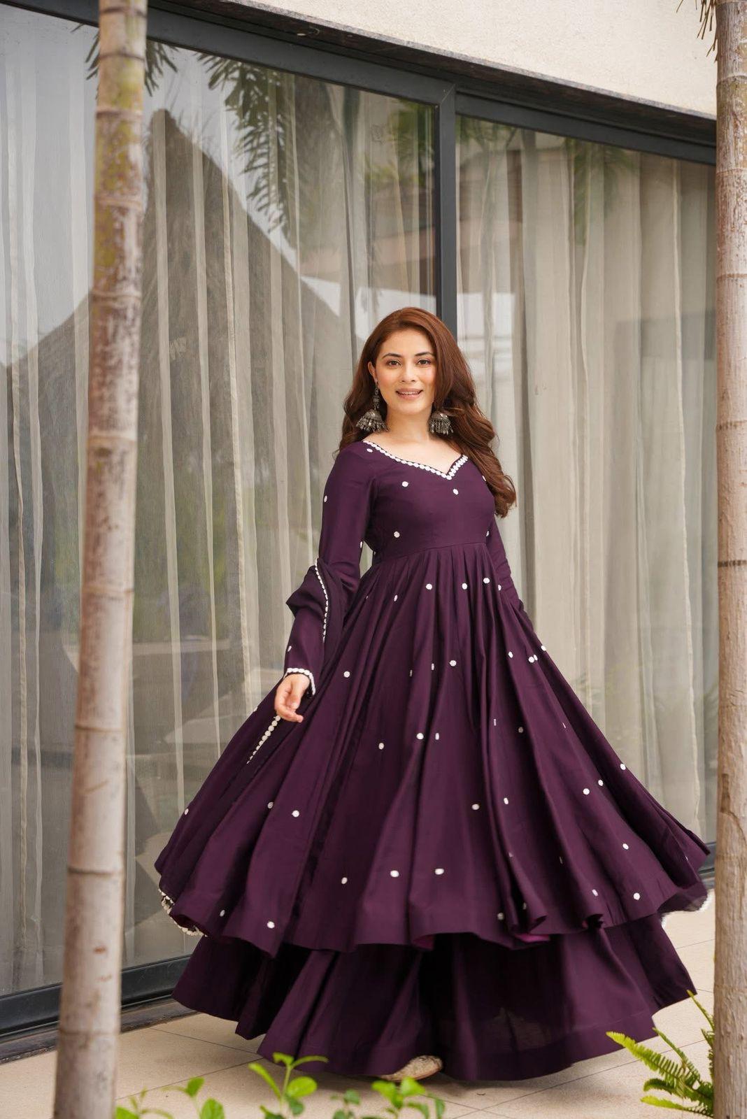 Long Anarkali Dress for Party Events & Wedding