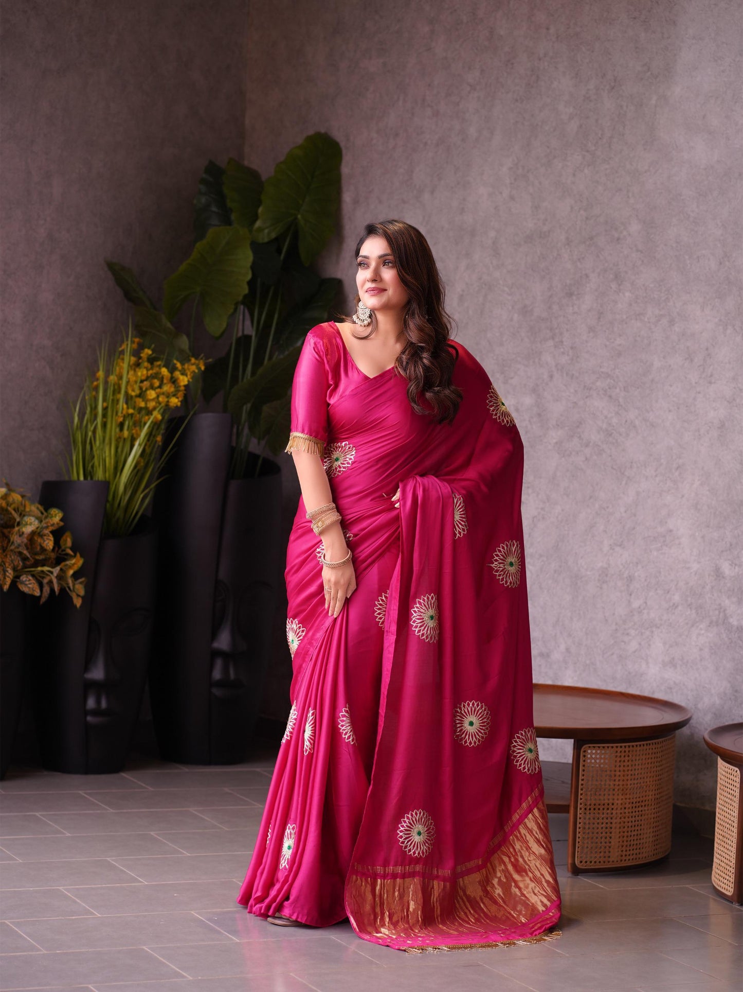 New Designer Jaipuri Silk Saree for Women