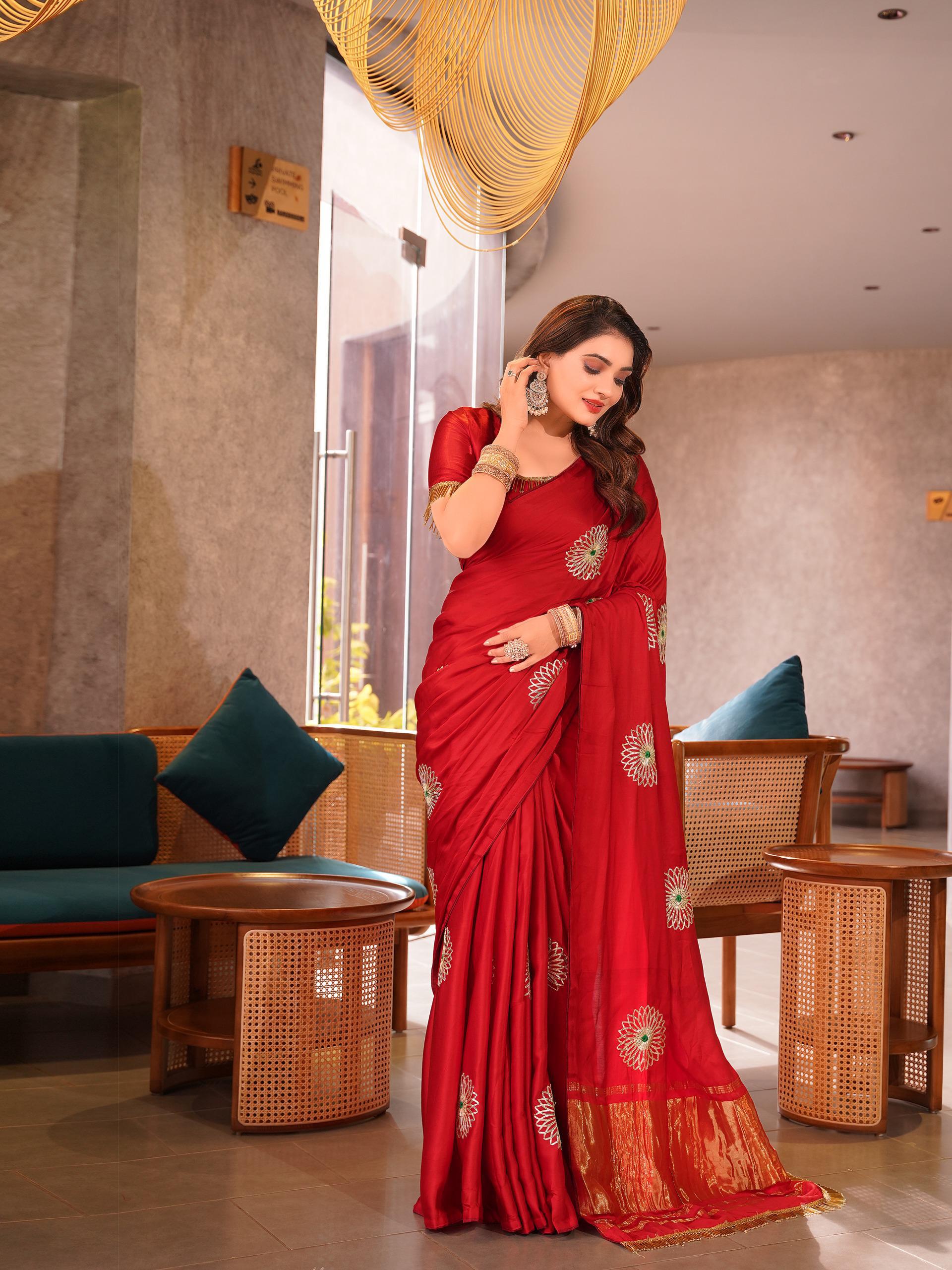 New Designer Jaipuri Silk Saree for Women
