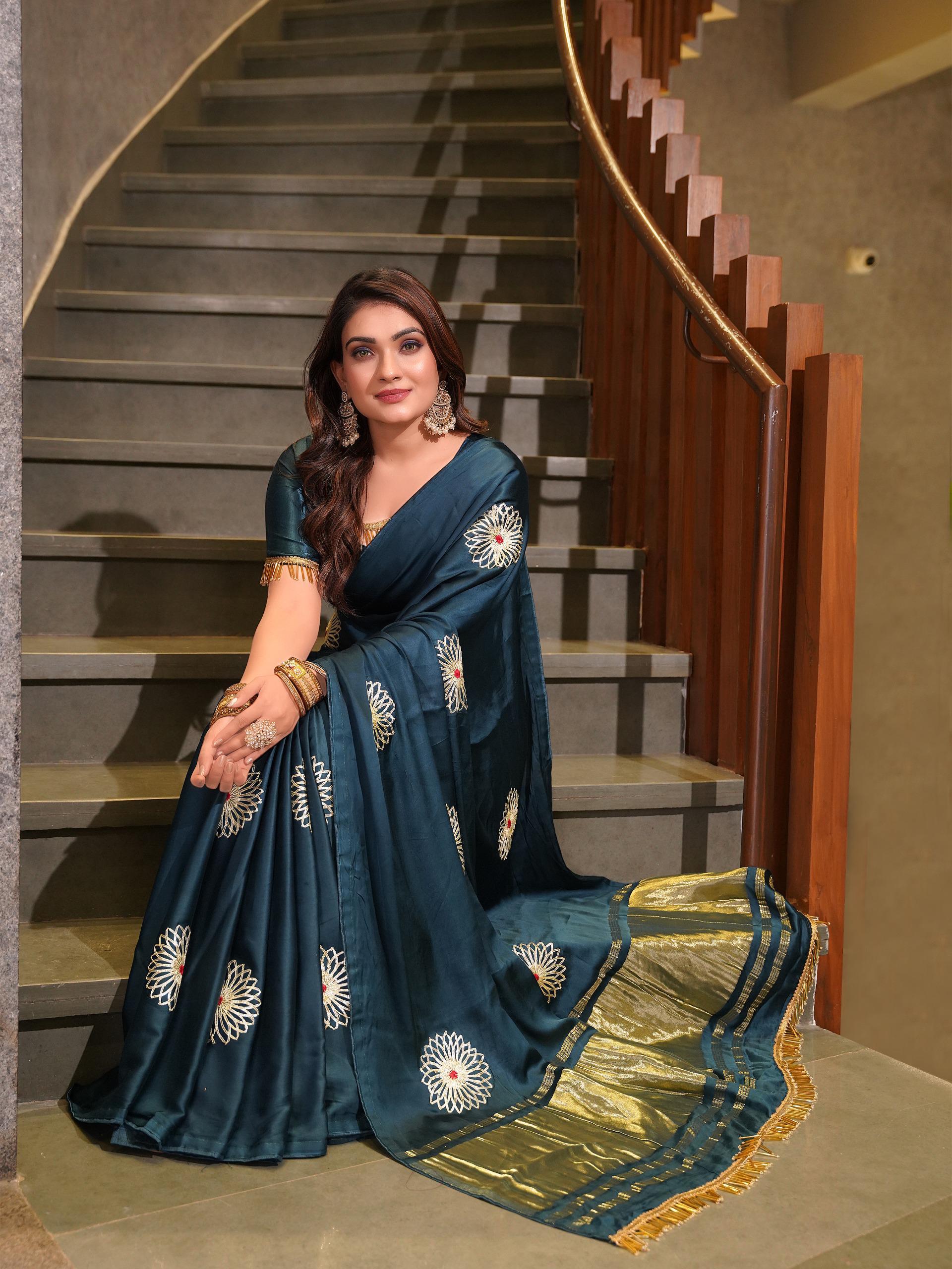 New Designer Jaipuri Silk Saree for Women