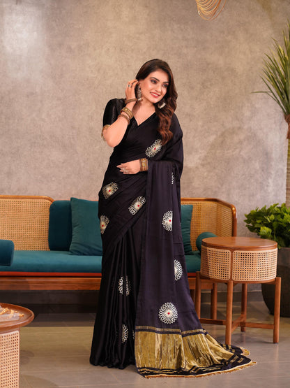 New Designer Jaipuri Silk Saree for Women