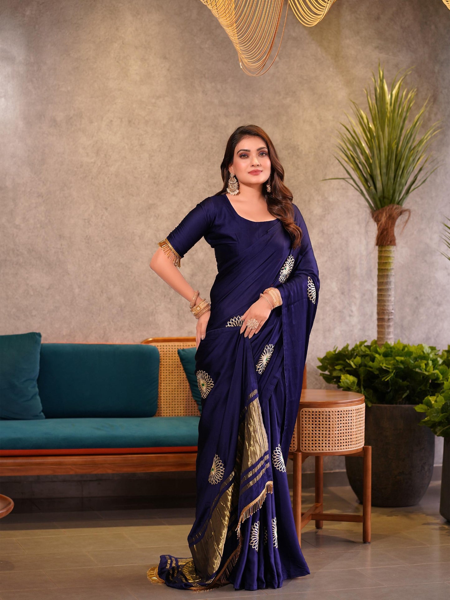 New Designer Jaipuri Silk Saree for Women