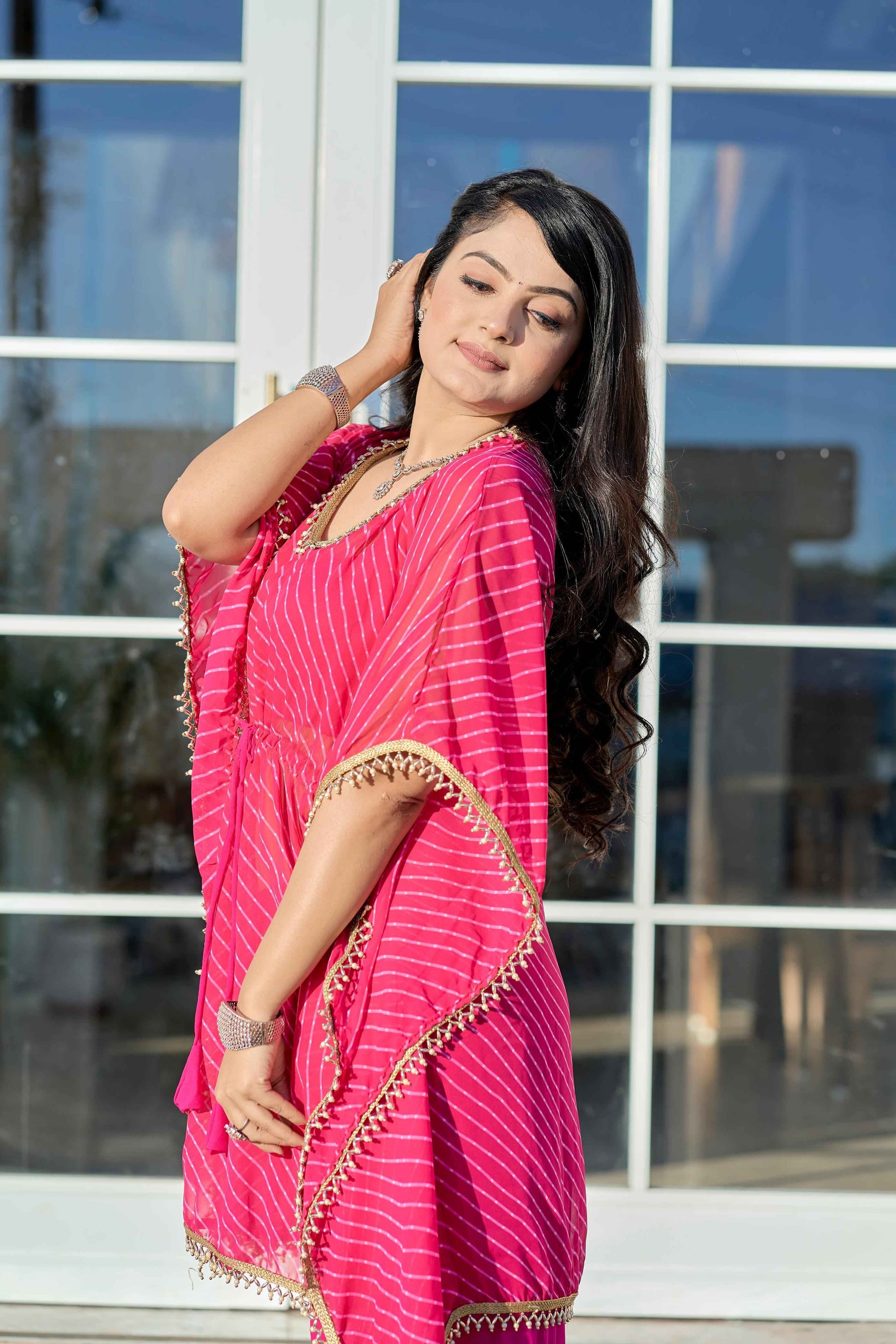 New Georgette Sharara Co-Ord Set for Women