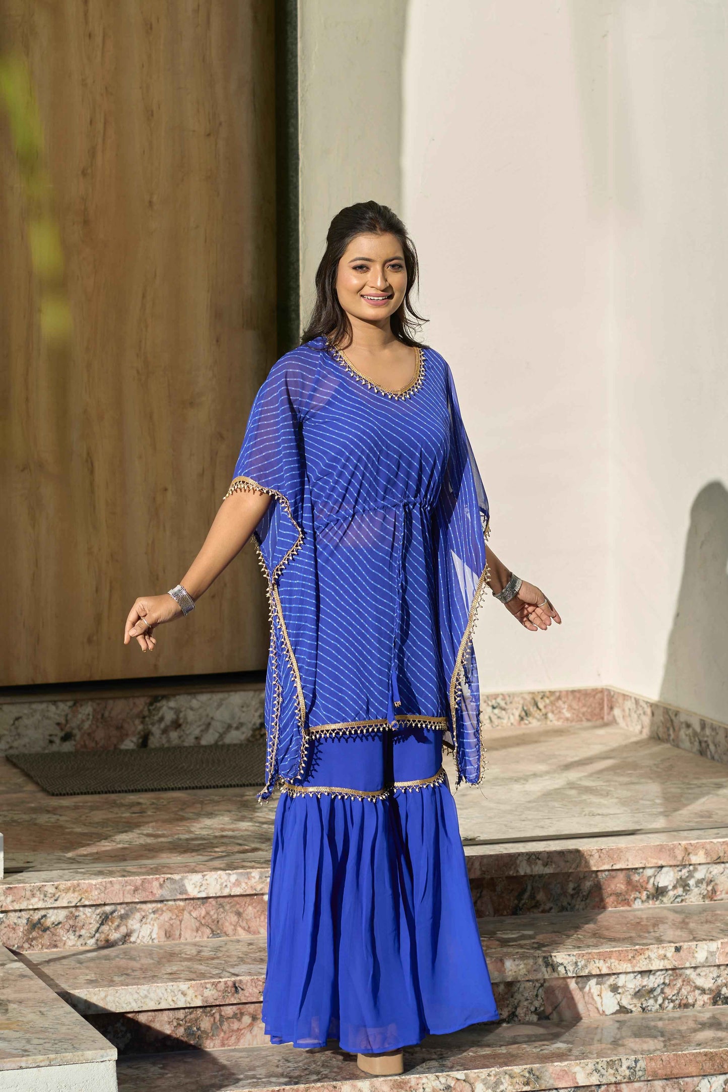New Georgette Sharara Co-Ord Set for Women