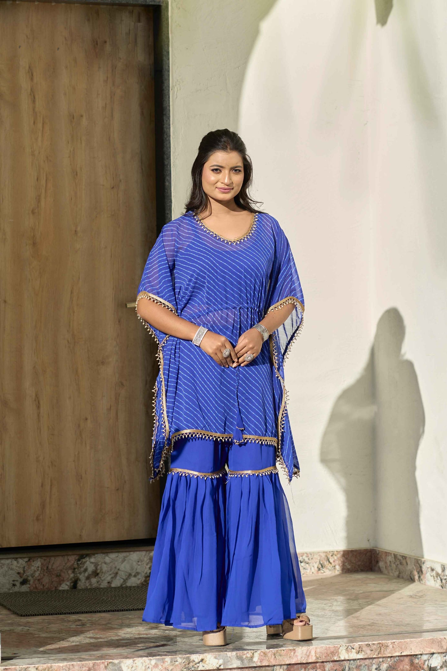 New Georgette Sharara Co-Ord Set for Women