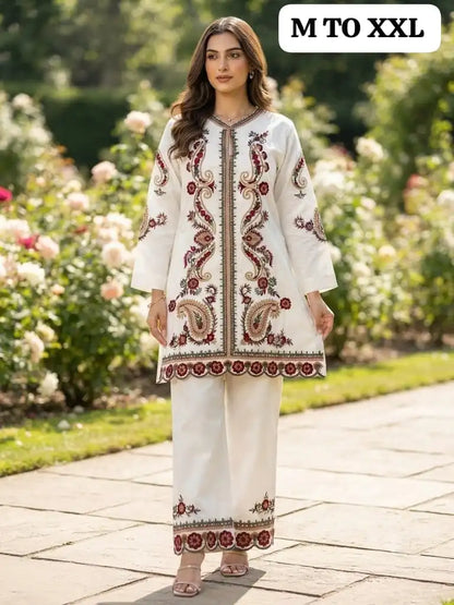 Off-White Dahlia Co-Ord Set