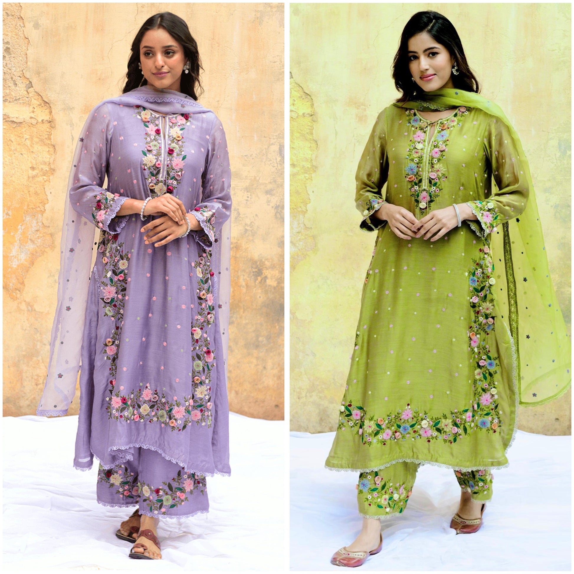 Palazzo Suit with Heavy Embroidery for Wedding & Parties