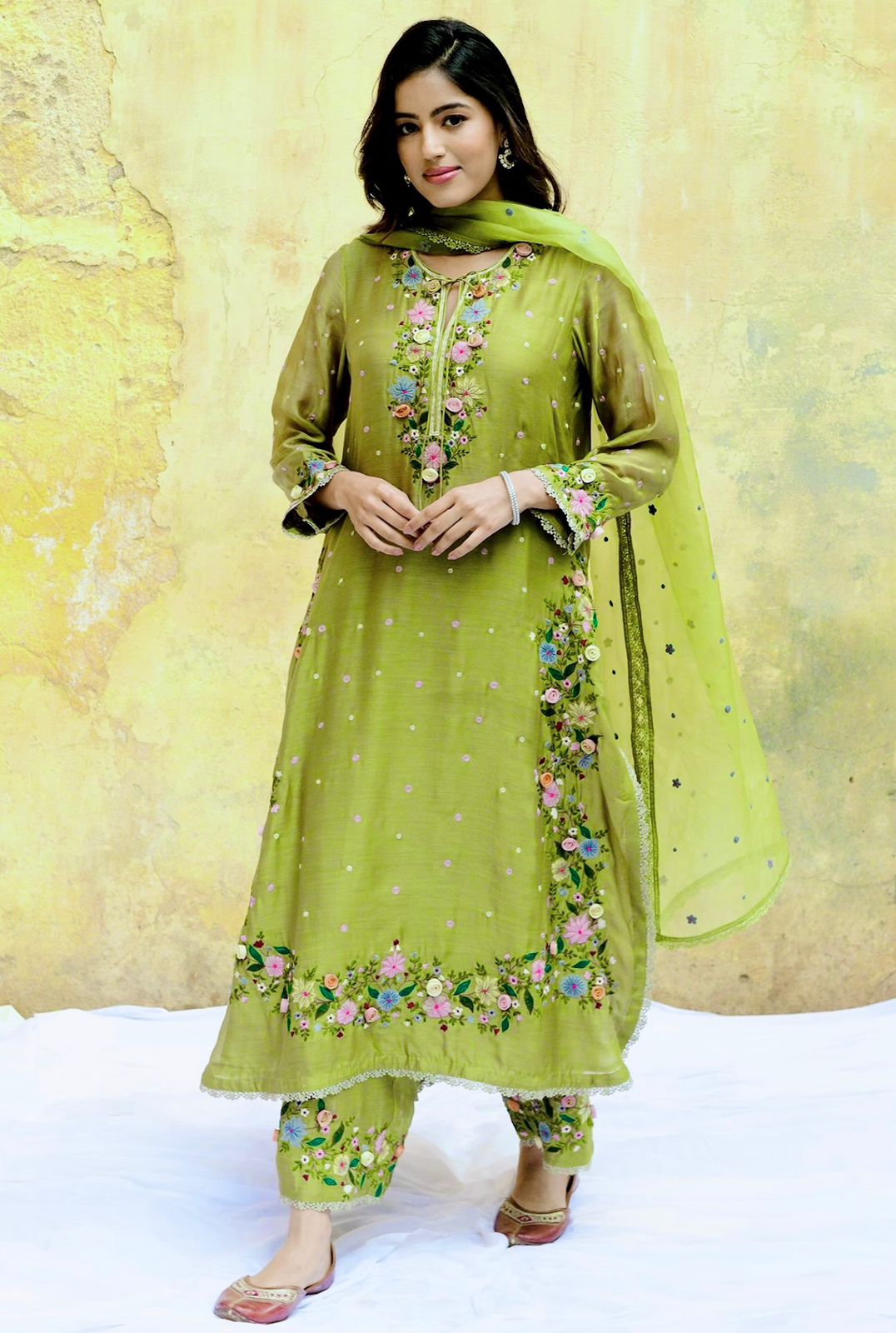 Palazzo Suit with Heavy Embroidery for Wedding & Parties
