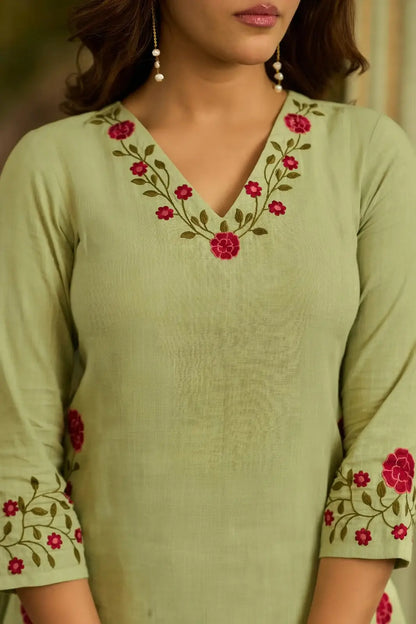 Party Look Farsi Salwar Suit for Girl