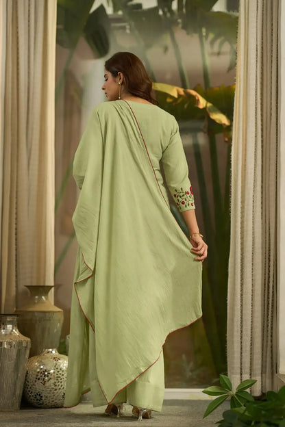 Party Look Farsi Salwar Suit for Girl