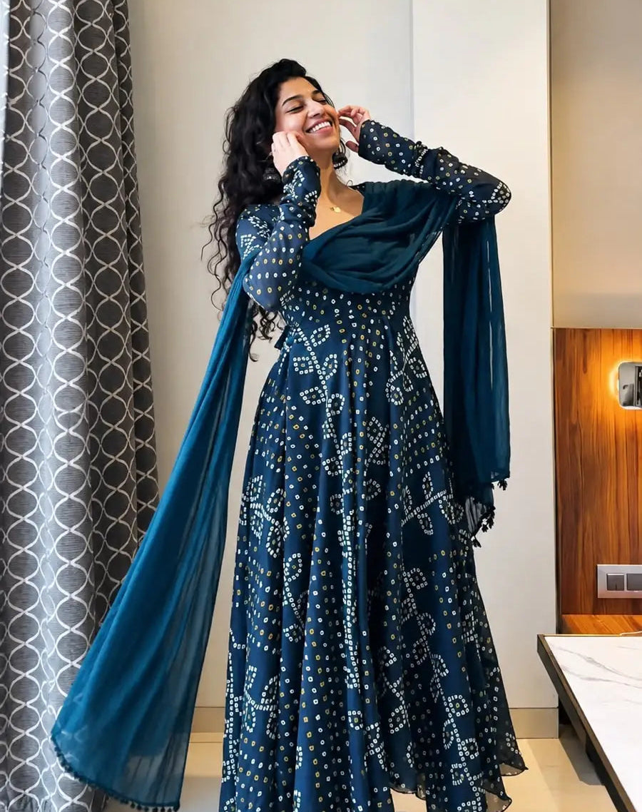 Party Wear Anarkali Dress Set