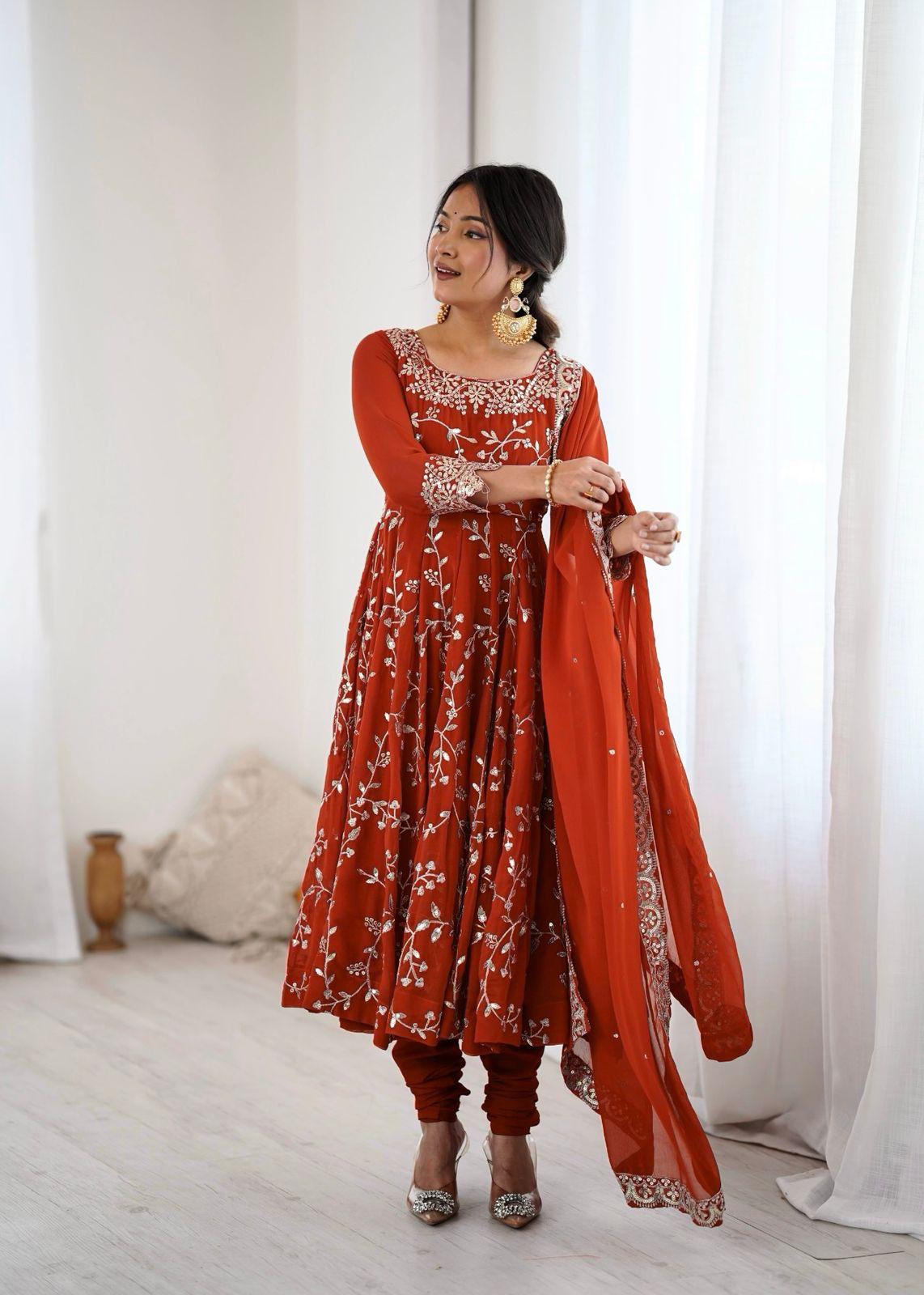 Party Wear Anarkali Gown for Women