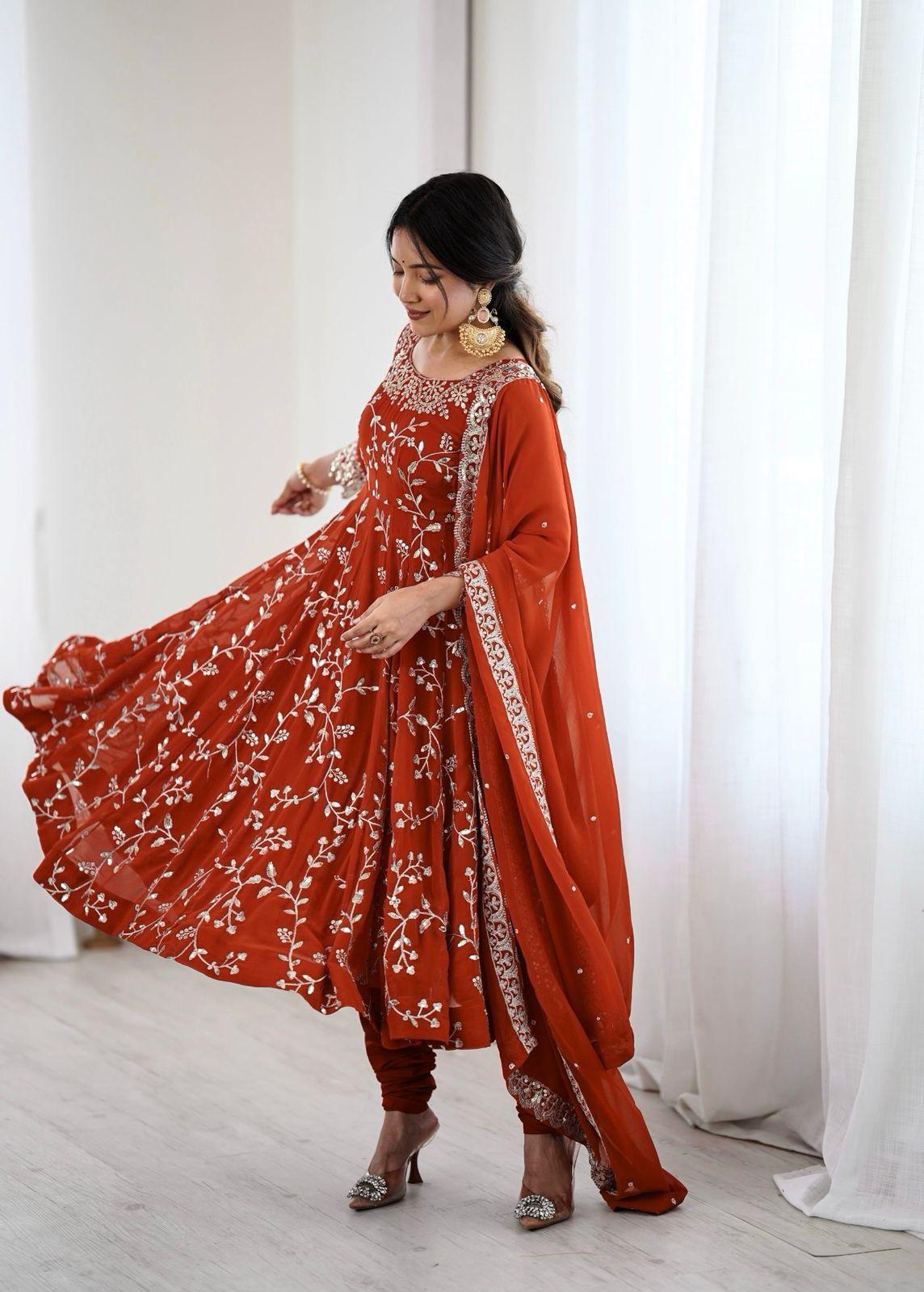 Party Wear Anarkali Gown for Women