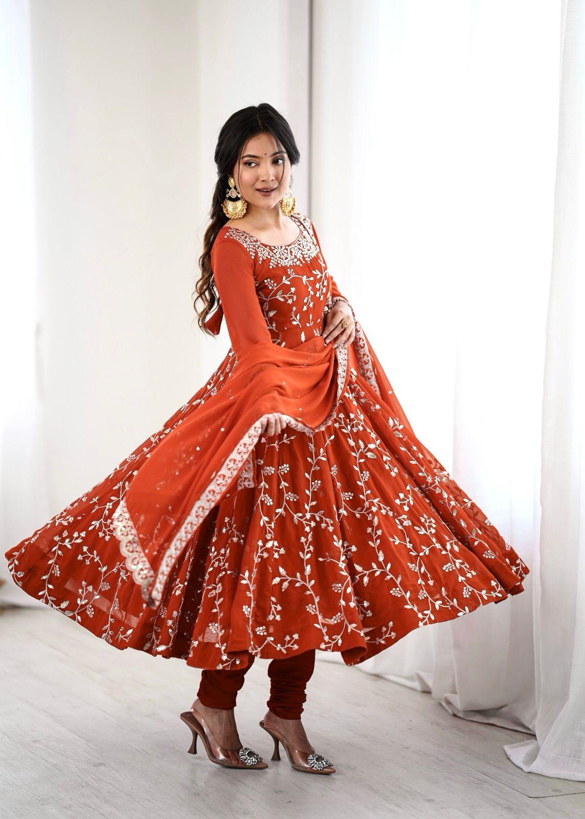 Party Wear Anarkali Gown for Women