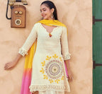 Party Wear Dress with Shiffon Lahariya