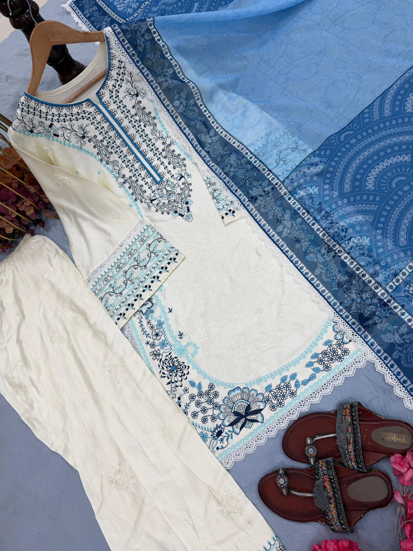 Party Wear Farsi Suit Set