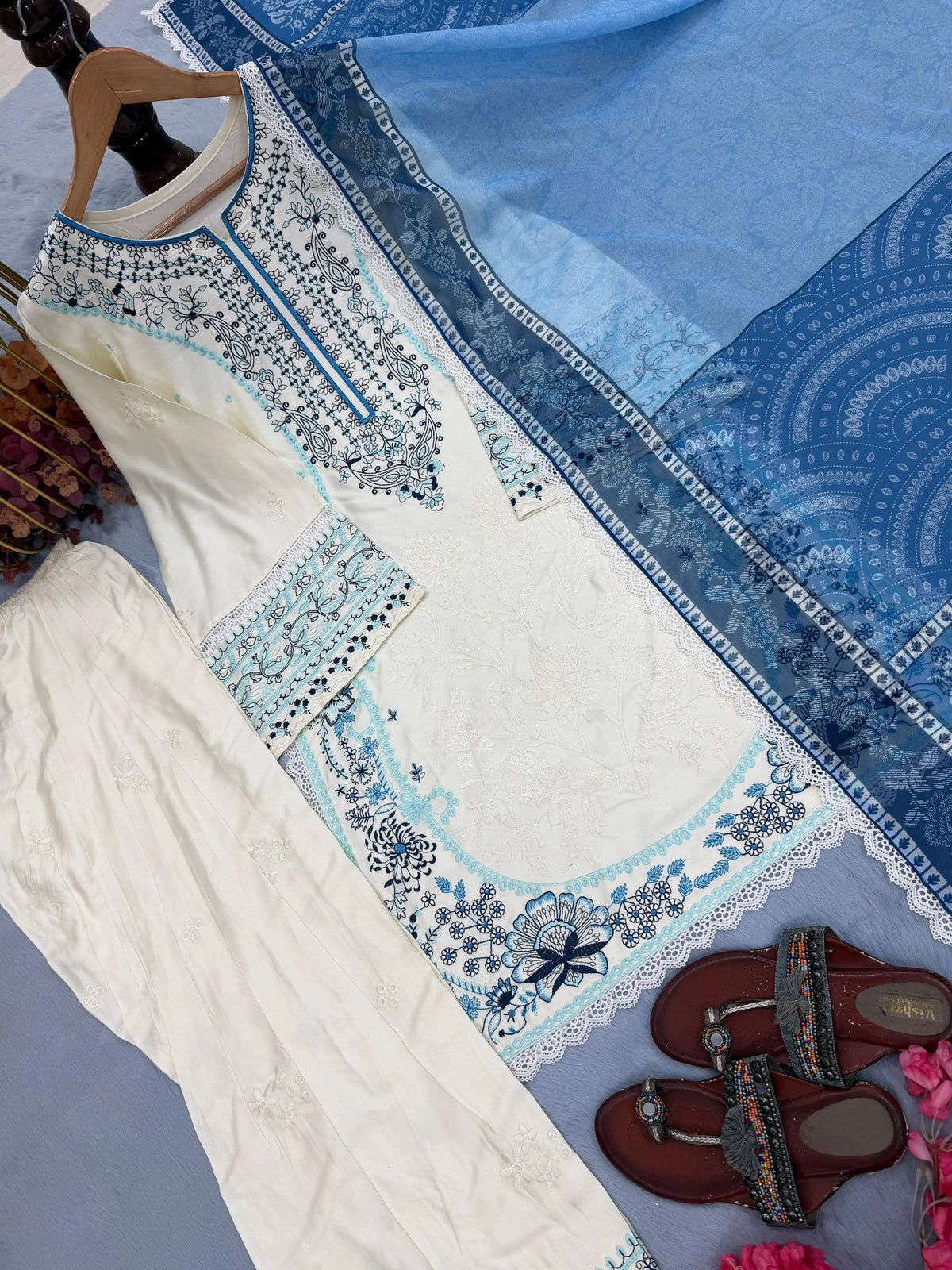 Party Wear Farsi Suit Set