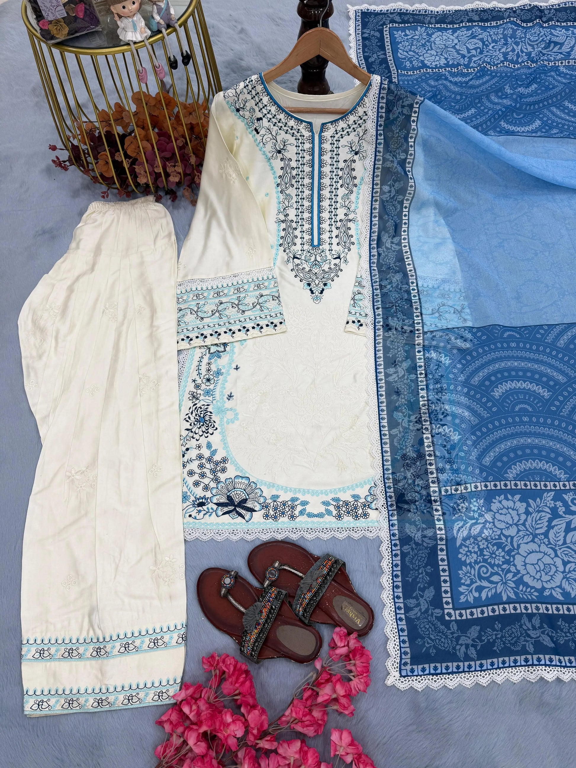 Party Wear Farsi Suit Set