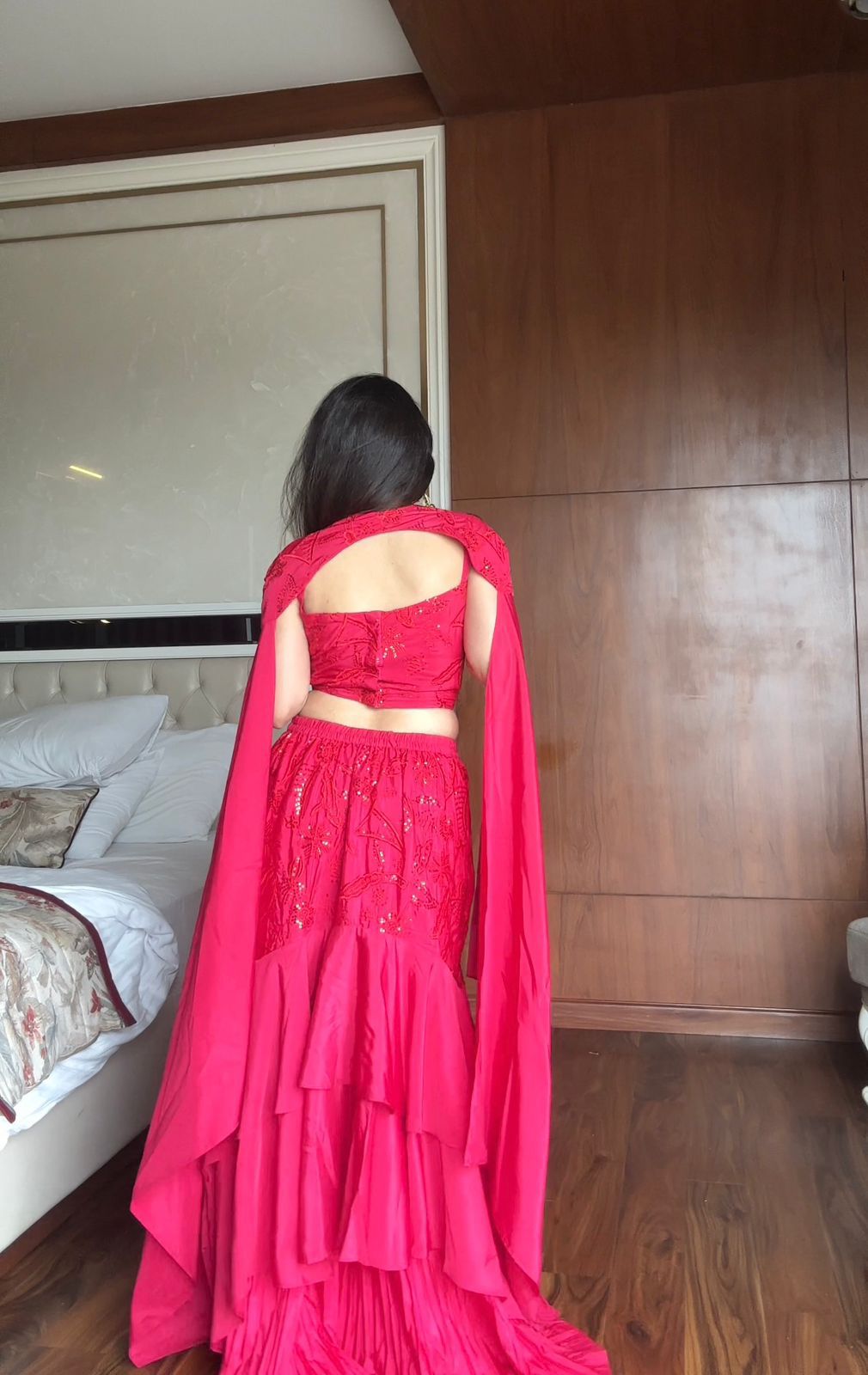 Pink Lehenga Suit Set
