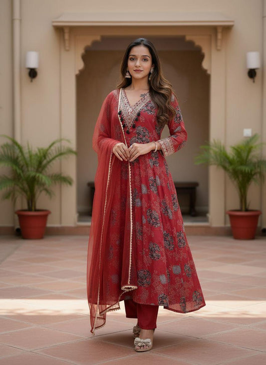 Premium Anarkali Salwar Suit Set