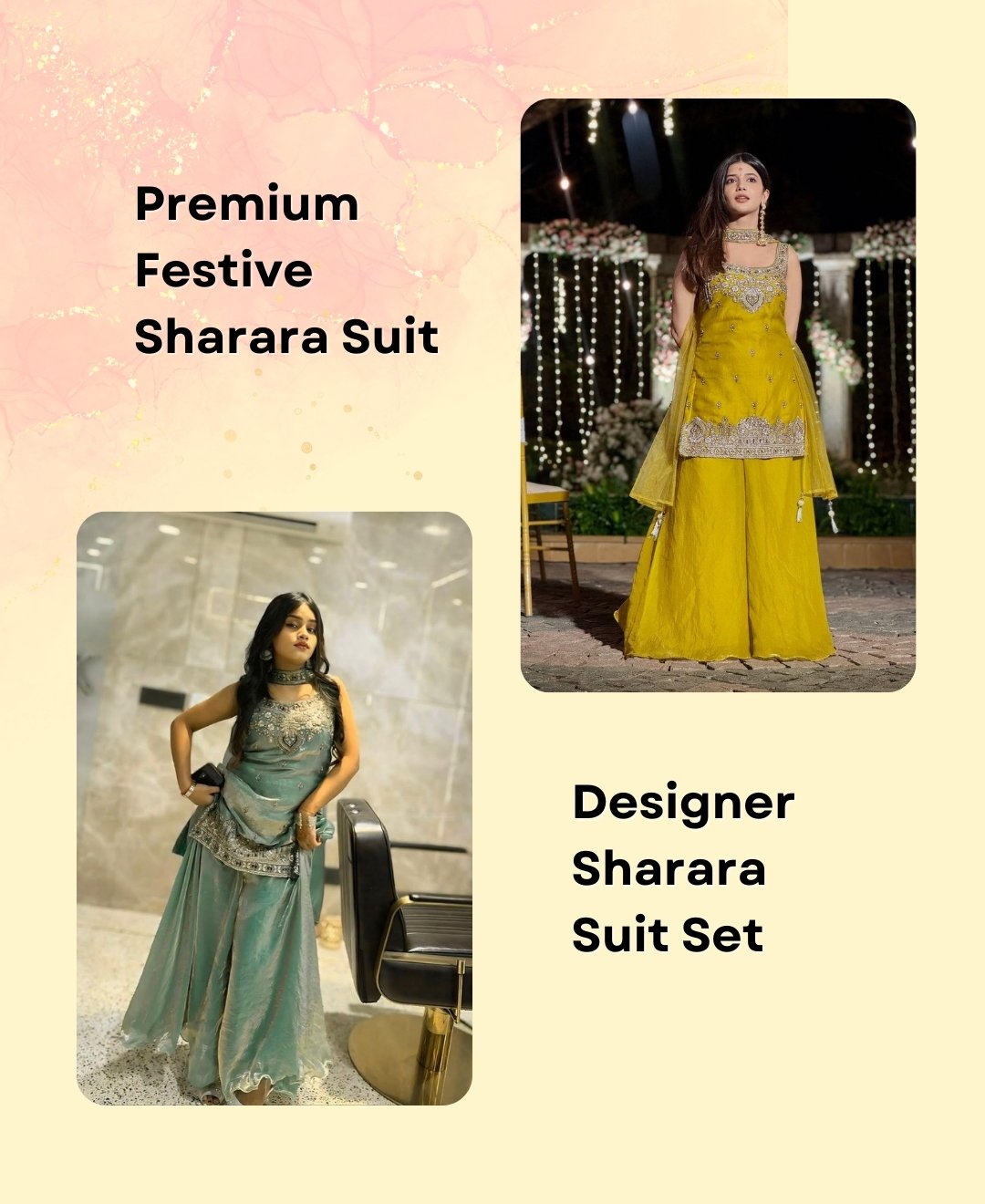 Premium Festive Sharara Suit