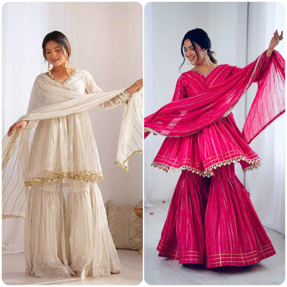 Premium Palazzo Kurta Set for Festive Occasion