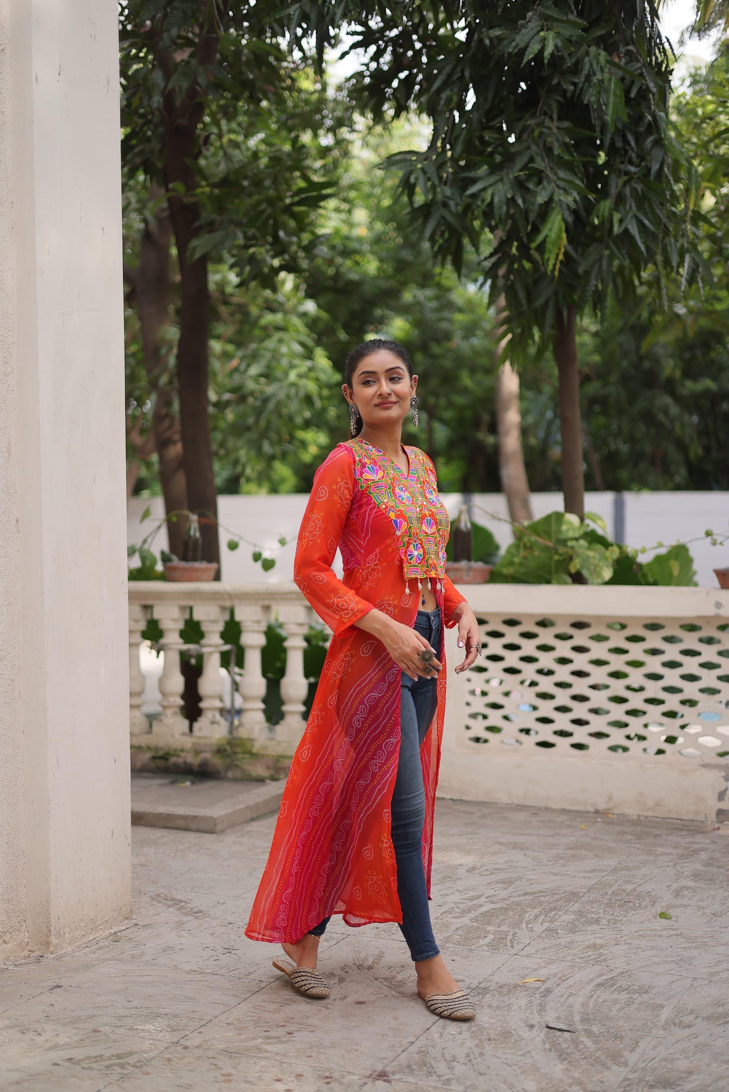 Premium Readymade Front Open Long Kurti for Women