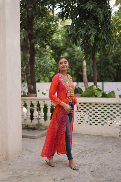 Premium Readymade Front Open Long Kurti for Women