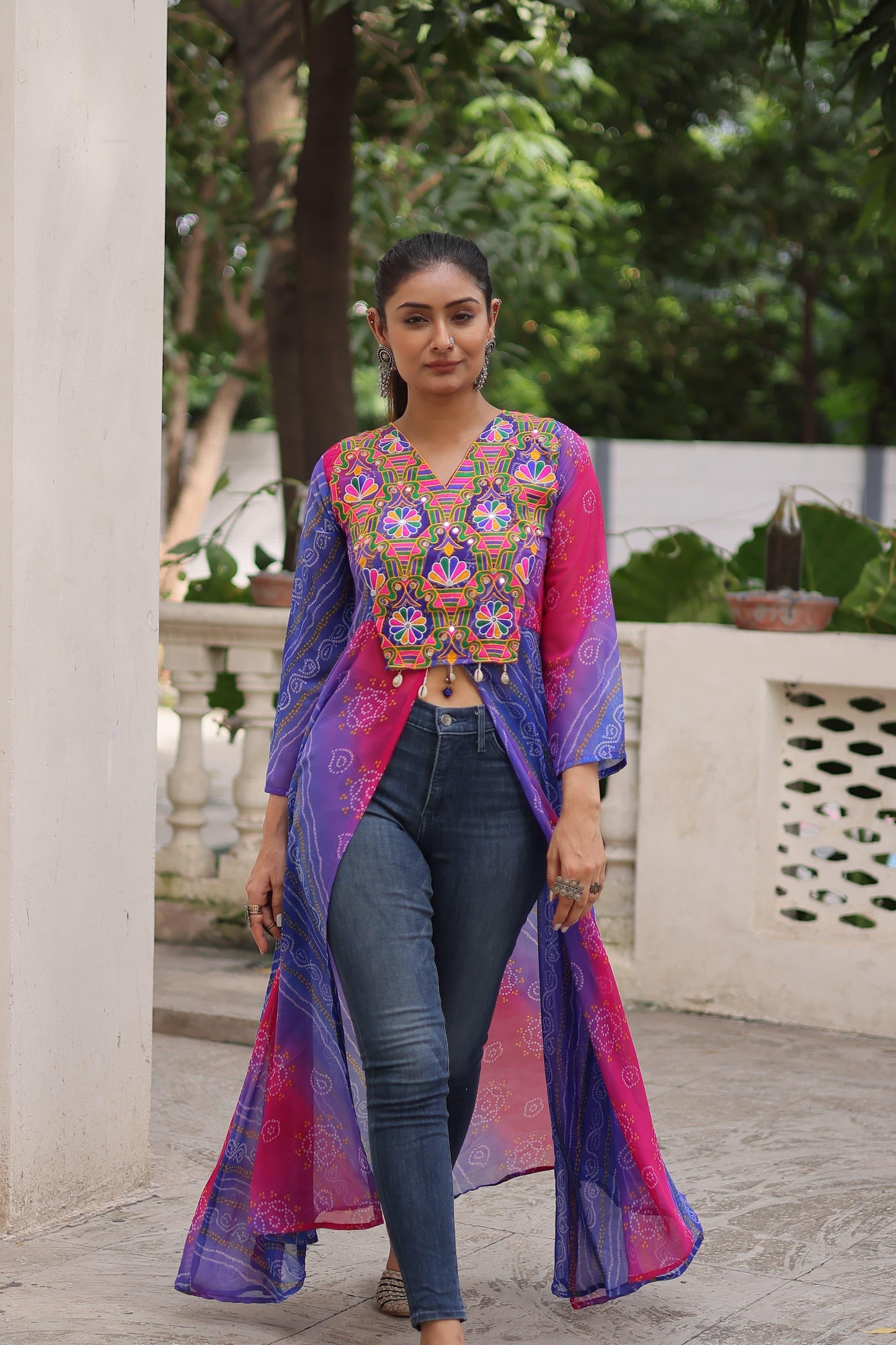 Premium Readymade Front Open Long Kurti for Women