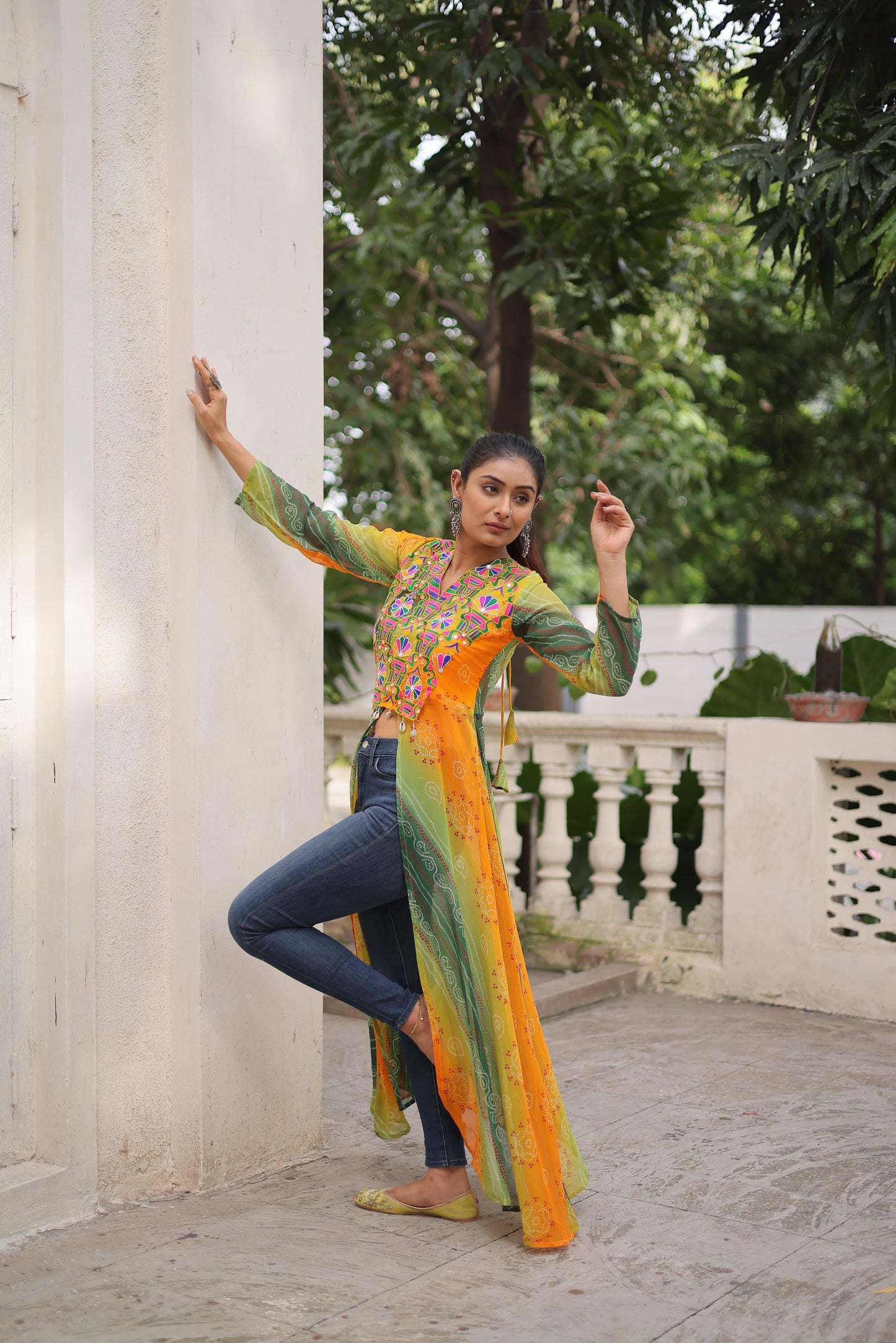 Premium Readymade Front Open Long Kurti for Women