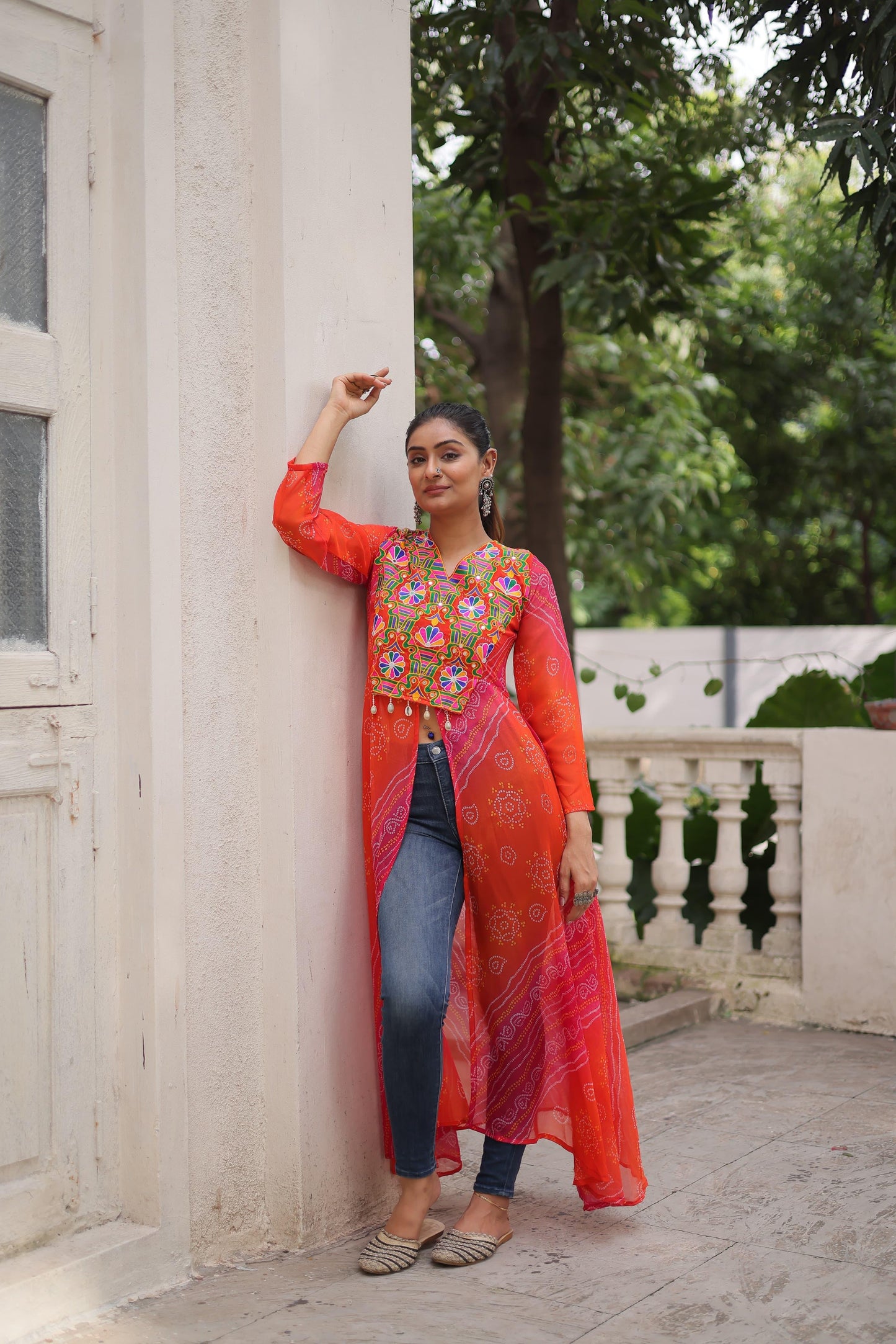Premium Readymade Front Open Long Kurti for Women