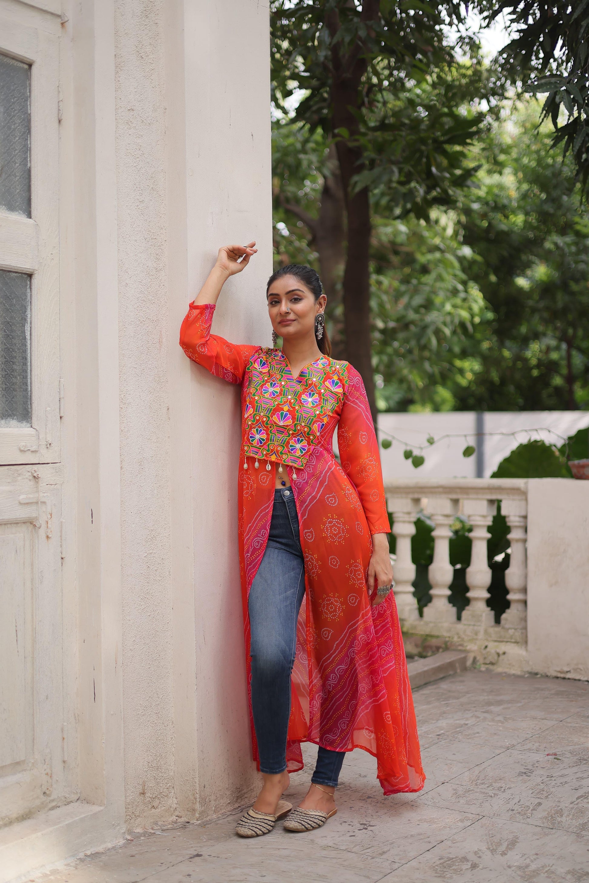 Premium Readymade Front Open Long Kurti for Women