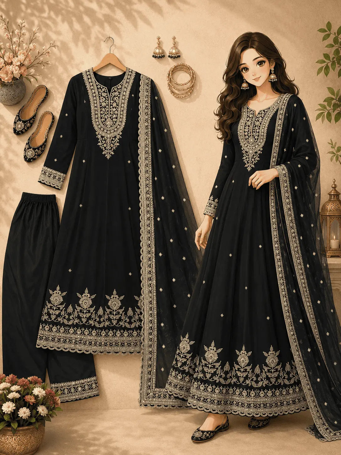 Premium Embroidered Salwar Suit
