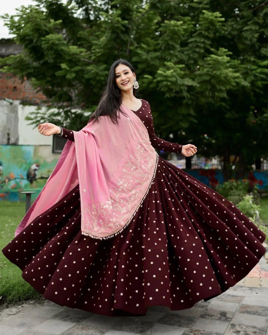 Printed Lehenga Choli Set with Embroidered Dupatta