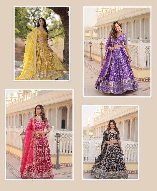 Pure Viscose Lehenga Choli Set