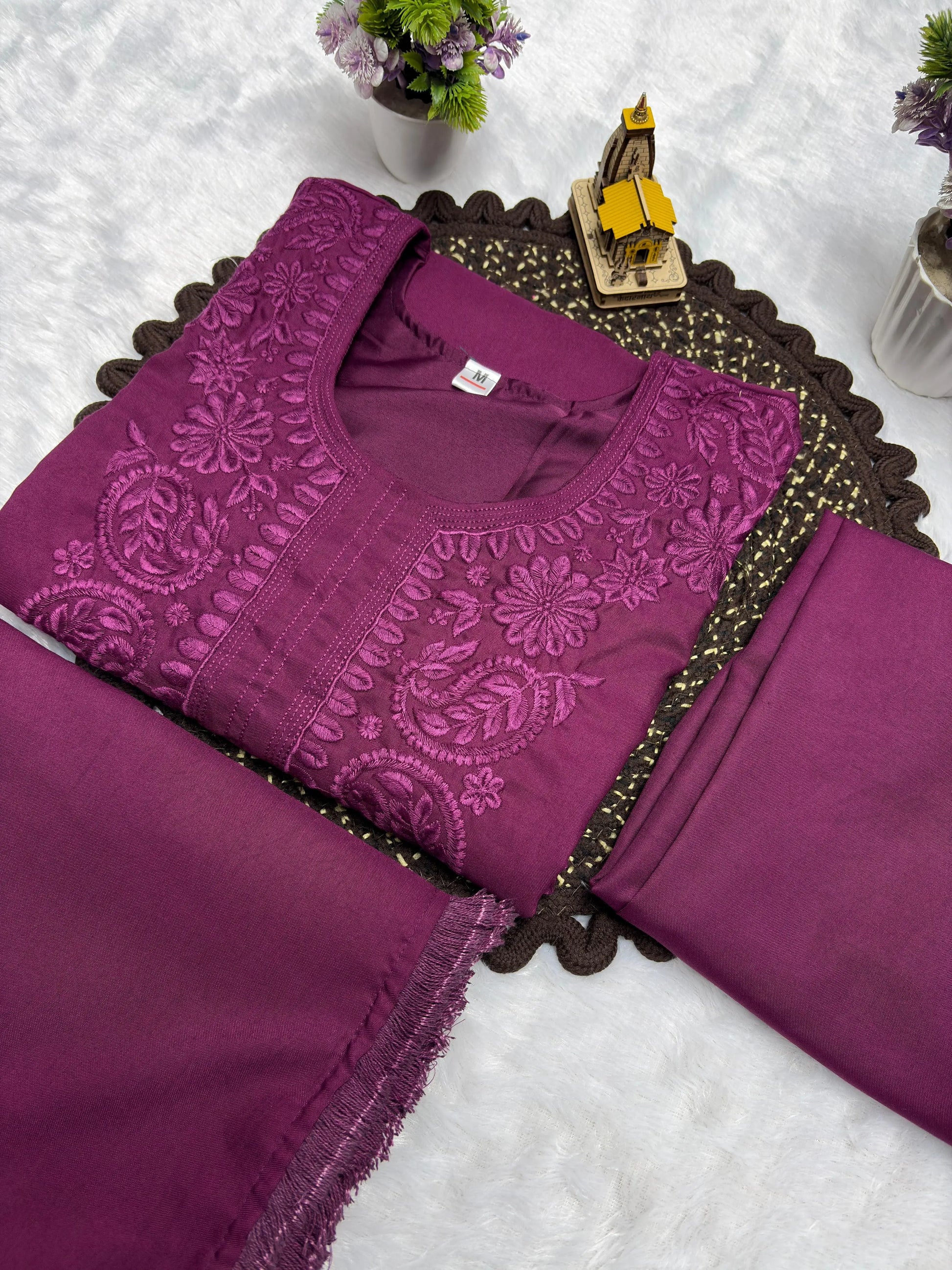 Purple Party Wear Suit Set
