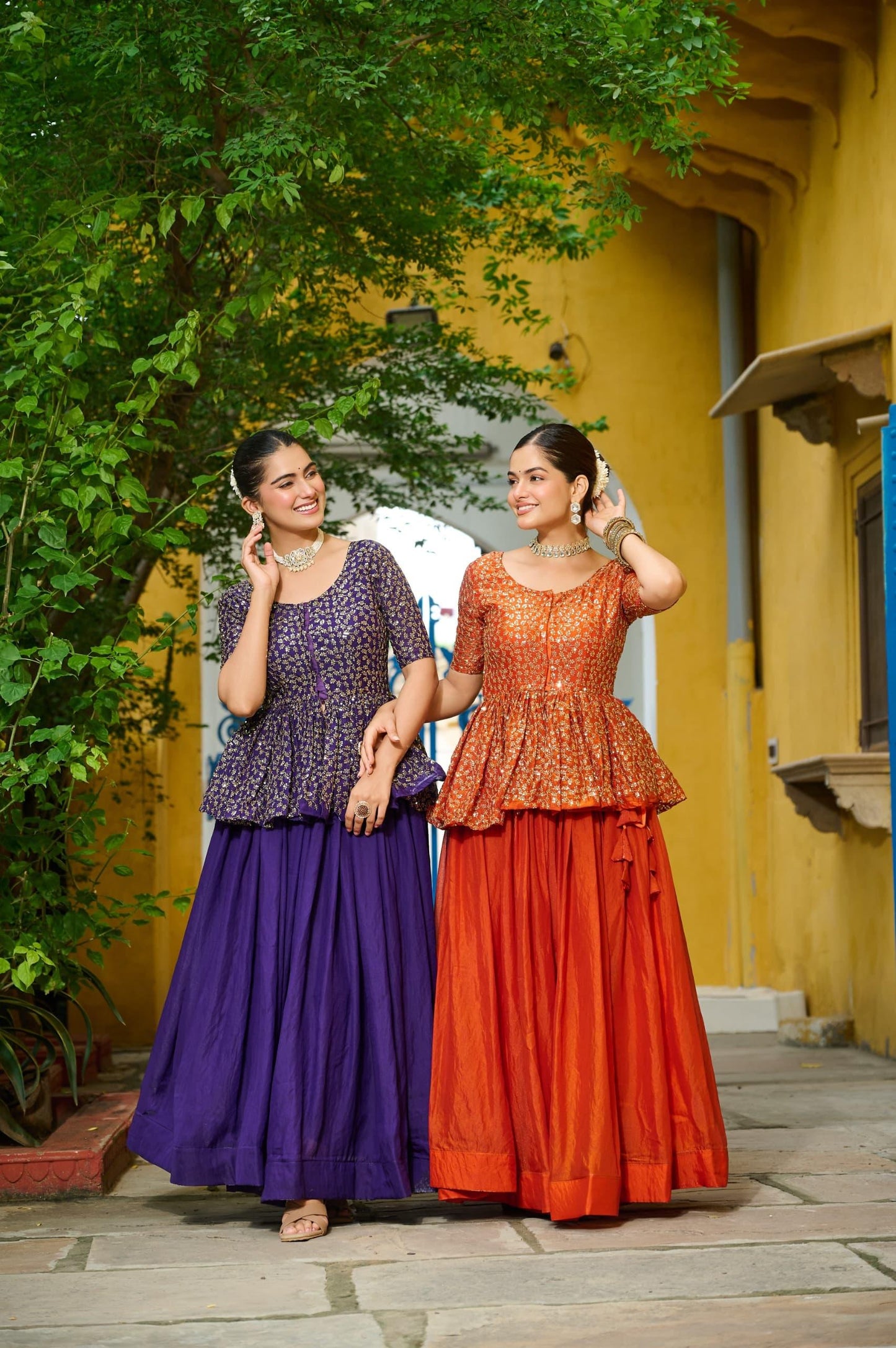 Readymade Sequins Lehenga Choli Set for Partywear