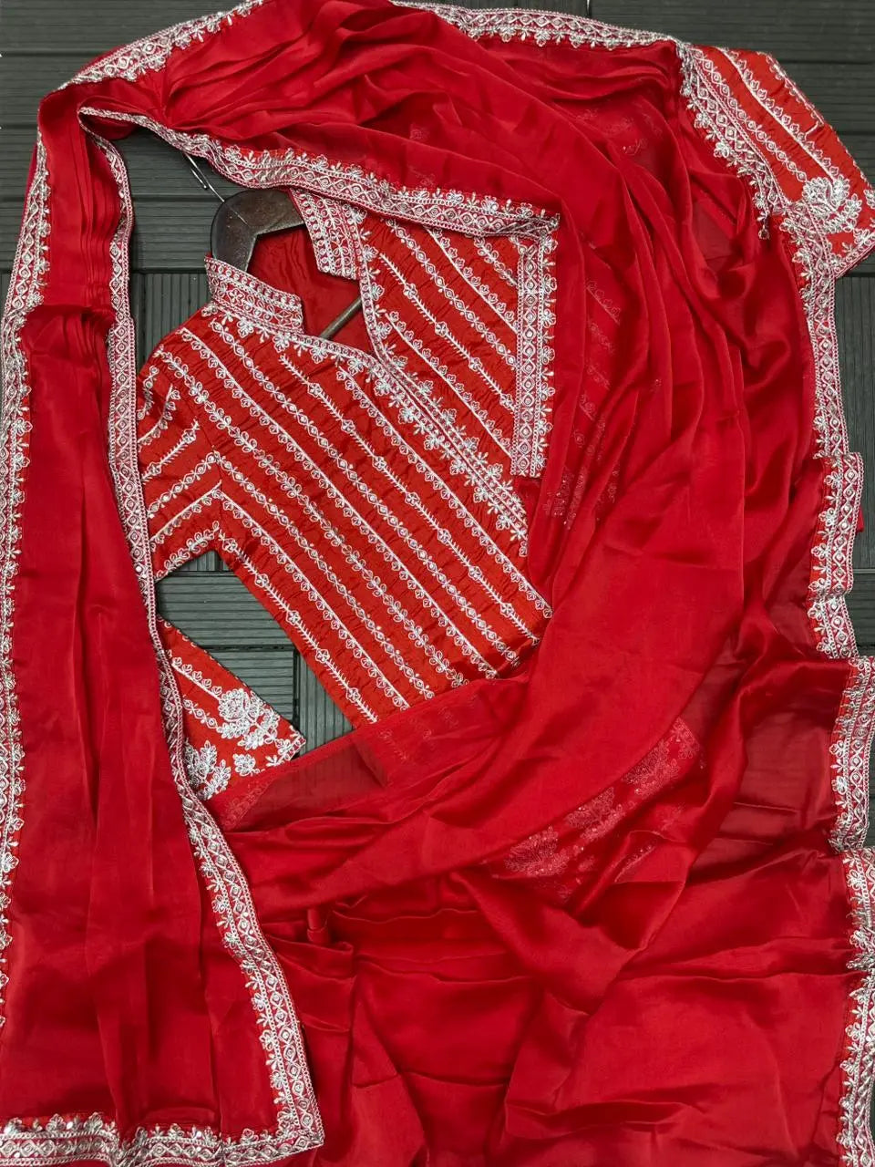 Ready to Wear Saree with Full Koti