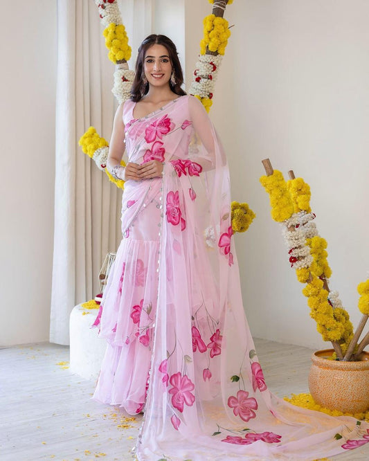 Ready to wear Lehenga Saree for Women